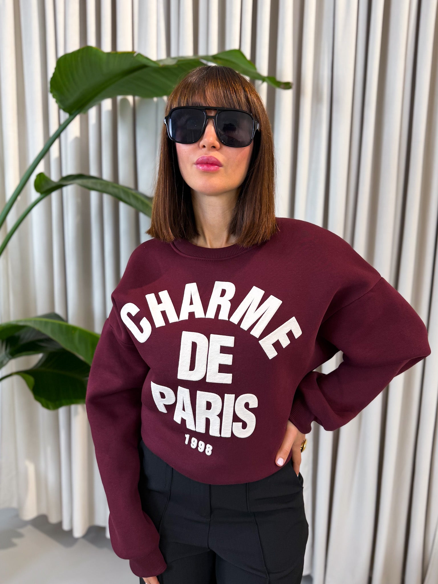 Felpa Charme Paris bordeaux