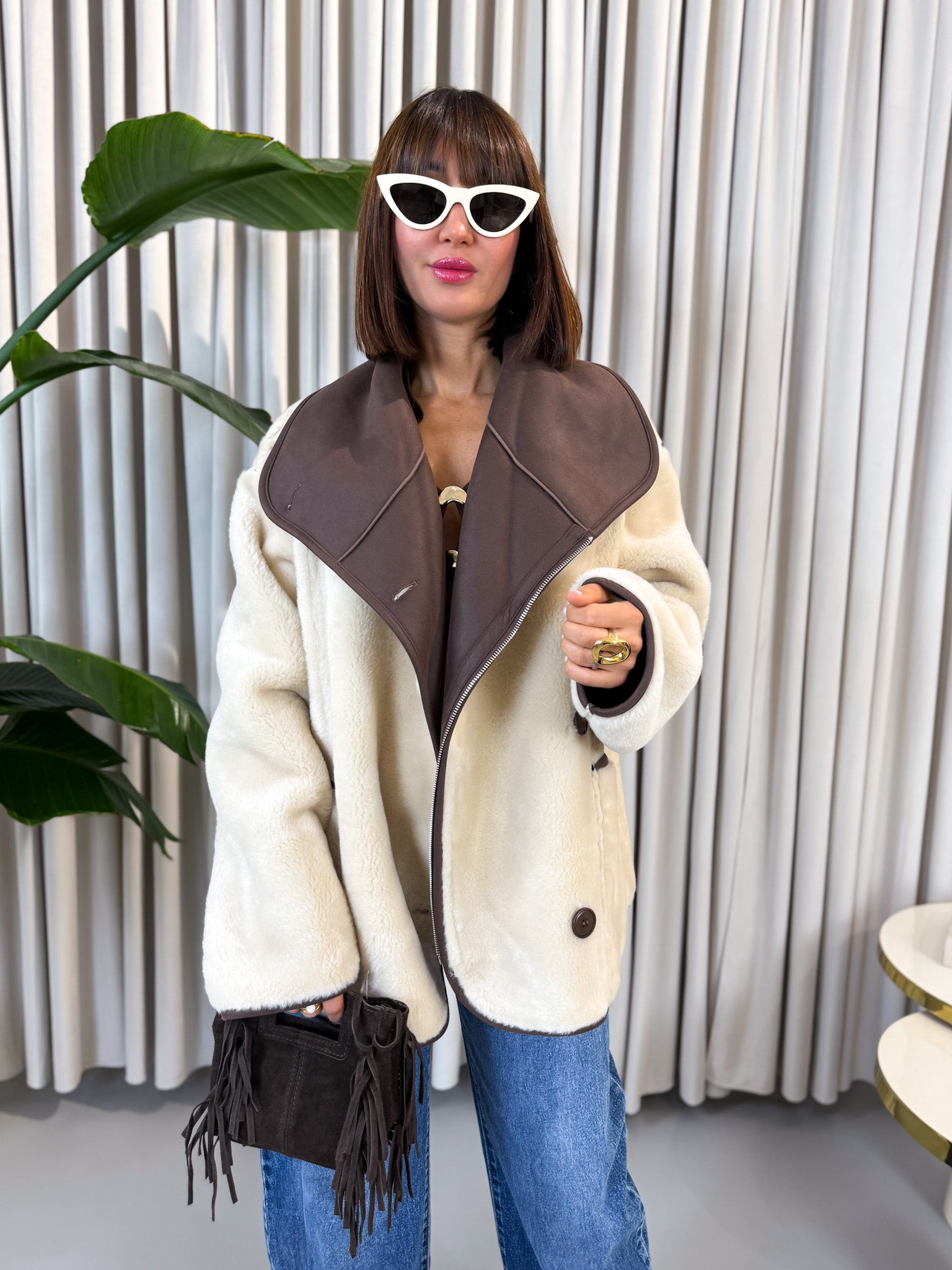 Eco montone cioccolato