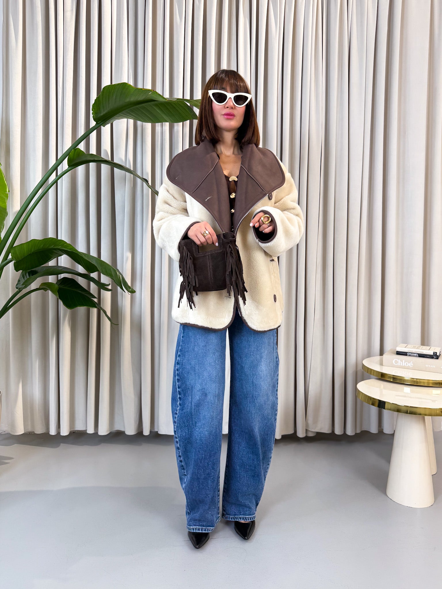 Eco montone cioccolato