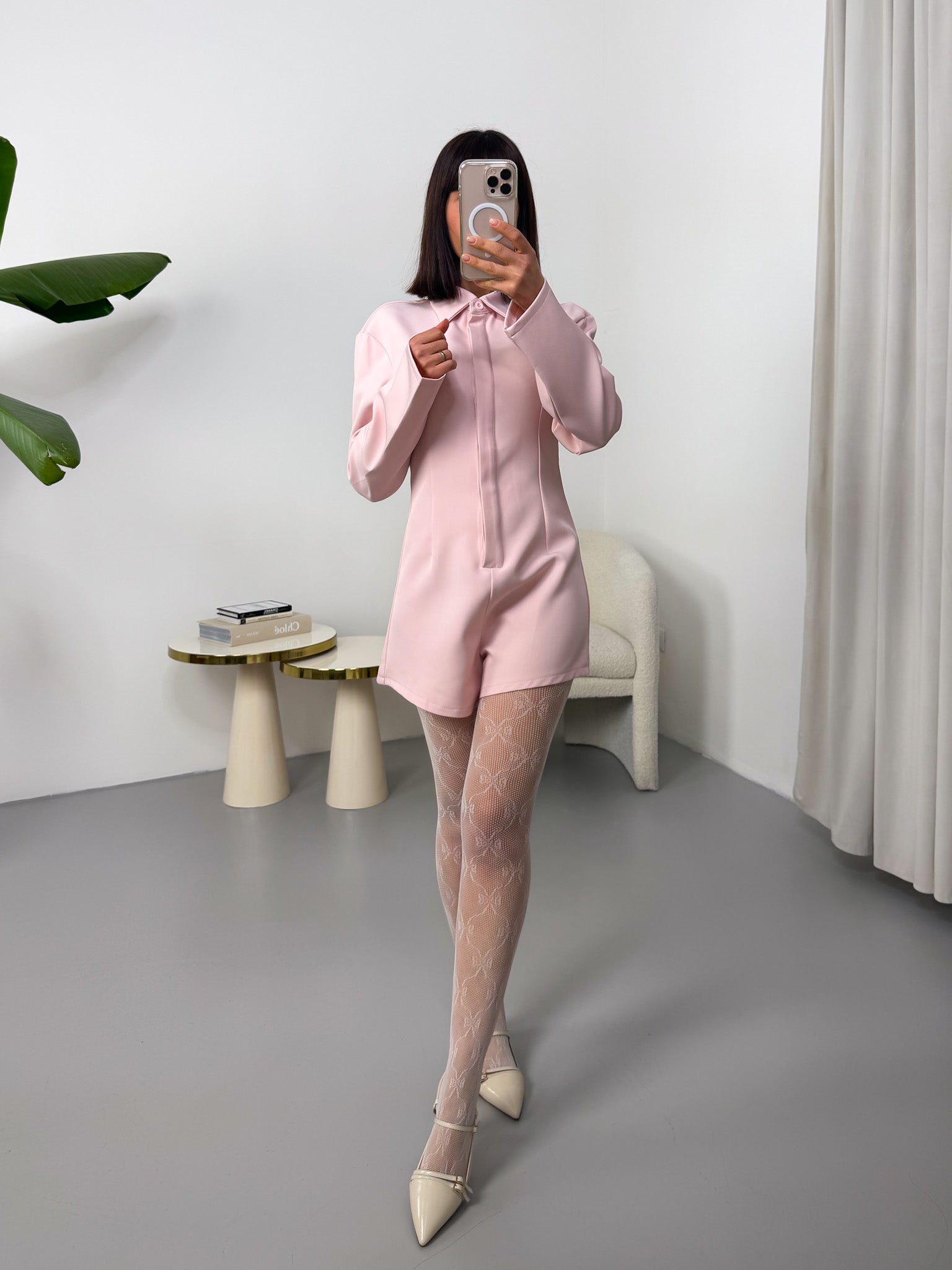 Jumpsuit cipria