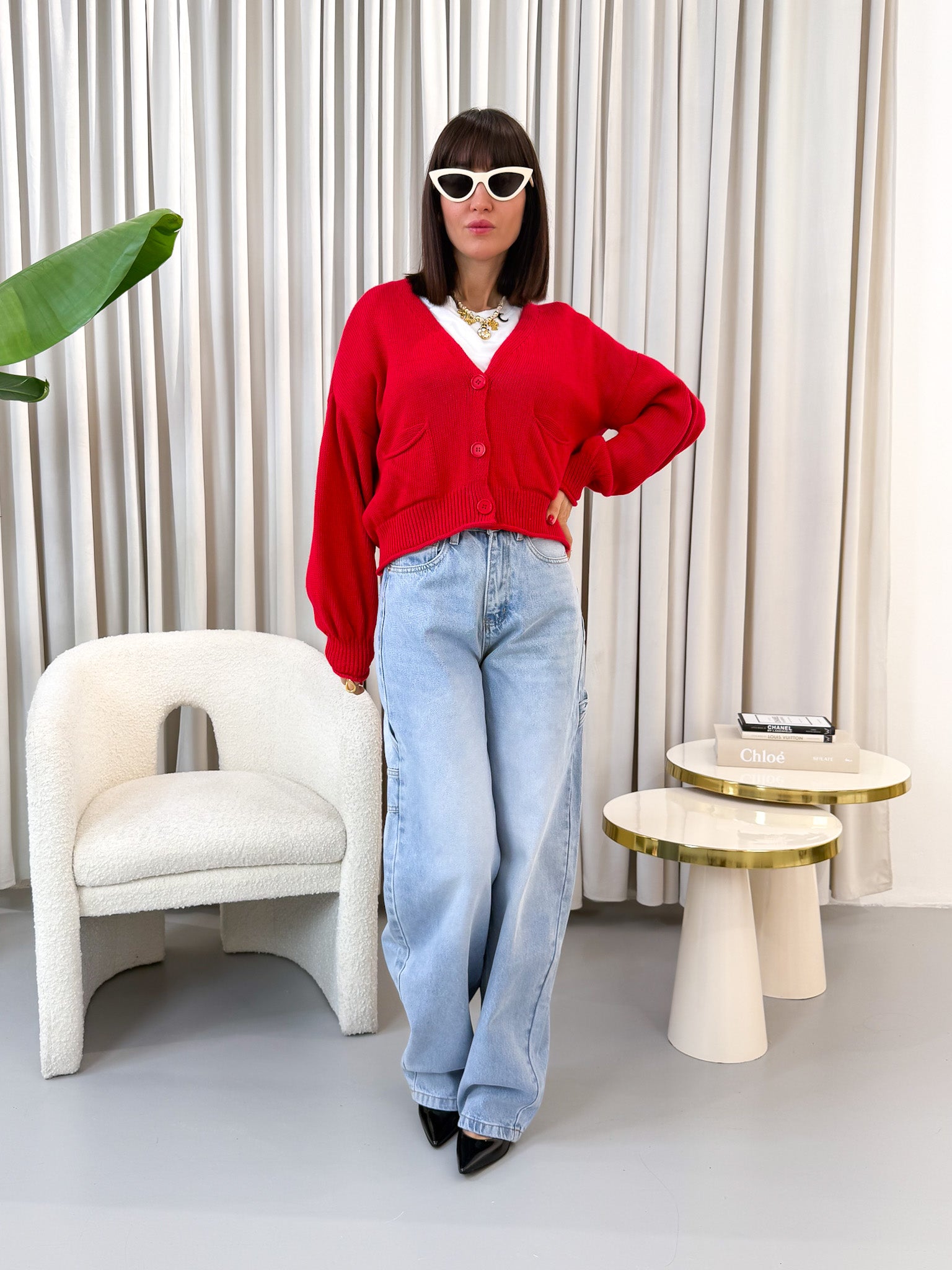 Cardigan corto
