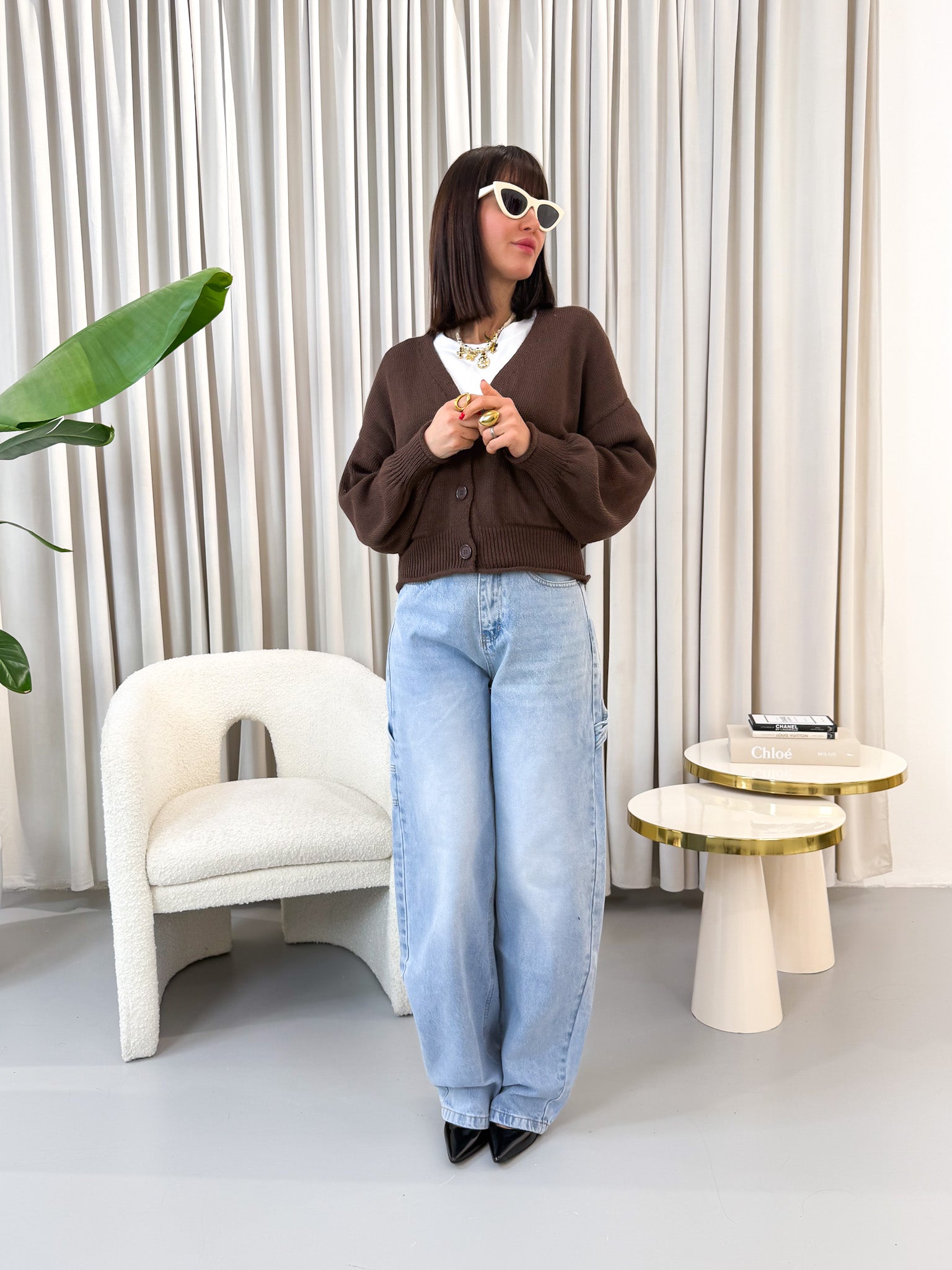 Cardigan corto