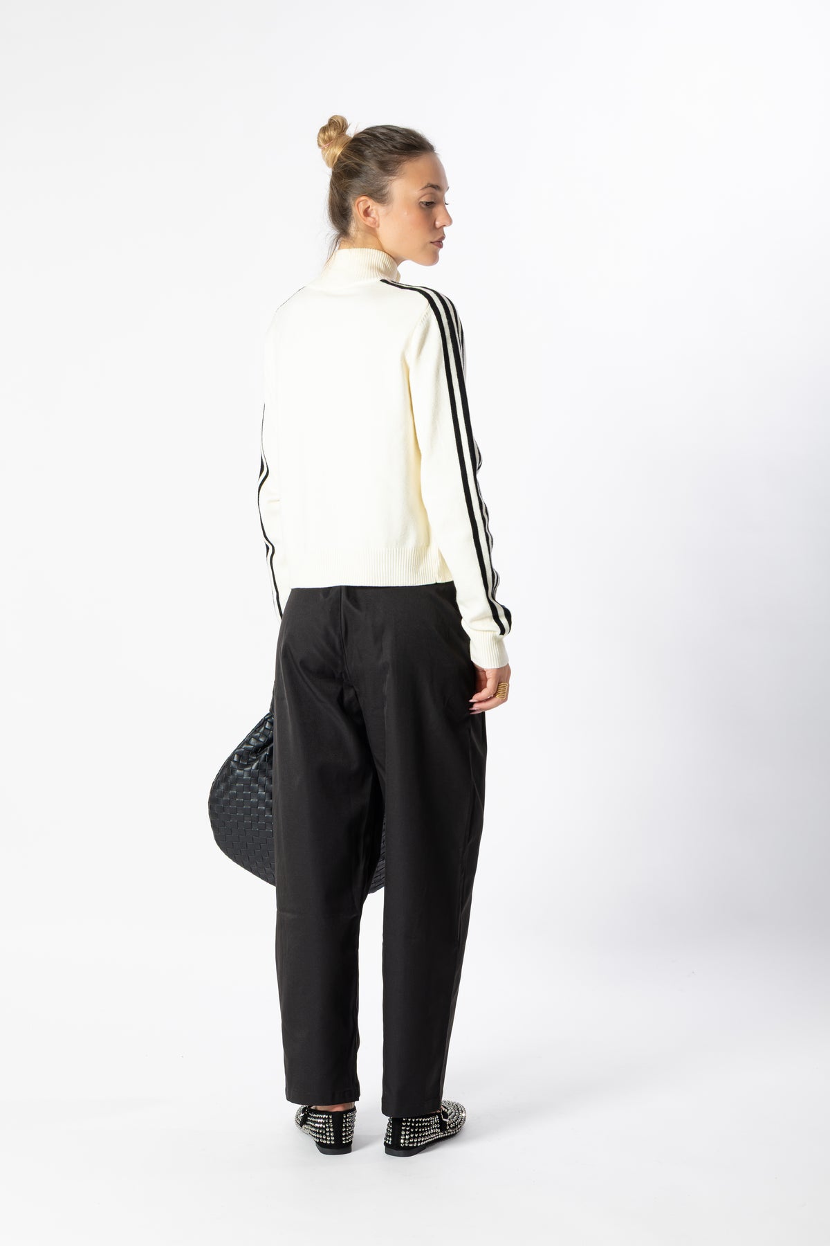 Pullover rouches